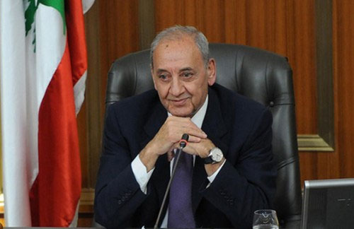 Nabih Berri Presidente del parlamento libanés anuncia nuevo amanecer